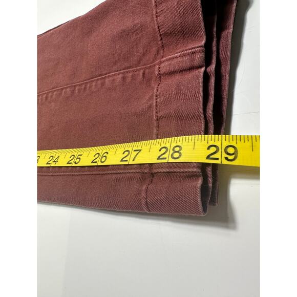 Duluth Trading Women's Stretch Pants Brick Red Size 8x29 - Picture 11 of 11